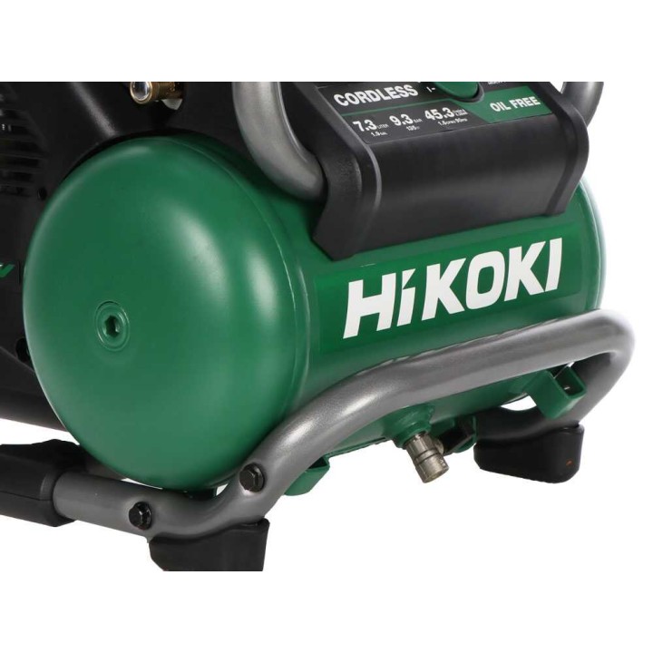 HiKOKI EC36DAW4Z akkukompressori, 36 V, 4 Ah, 9,3 bar