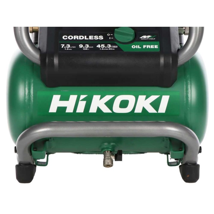 HiKOKI EC36DAW4Z akkukompressori, 36 V, 4 Ah, 9,3 bar