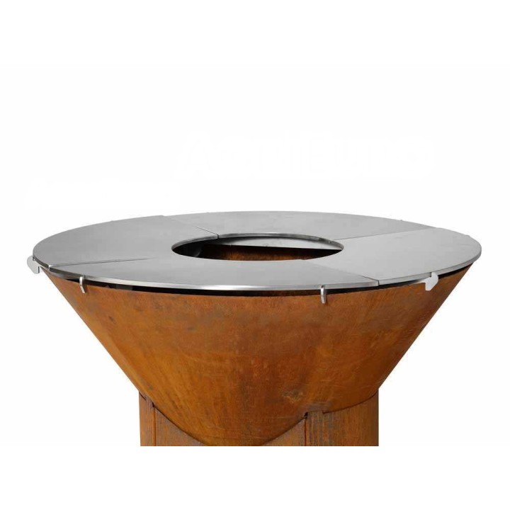 Icon 100 puugrilli, Corten-teräs, Ø 70 cm, 7 100 cm²