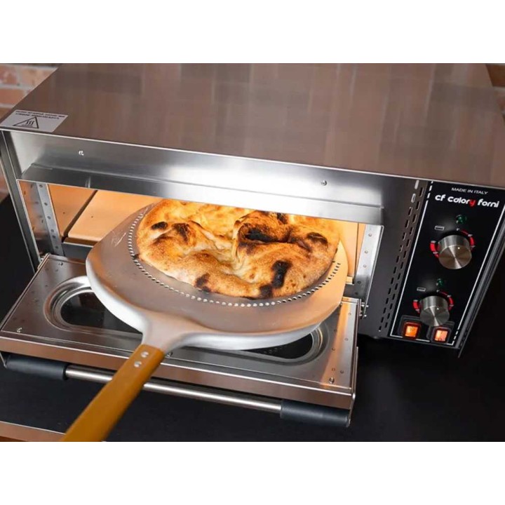 Calory Forni CF62M Pro sähköinen pizzauuni, 2 800 W, 480 °C, ruostumaton teräs
