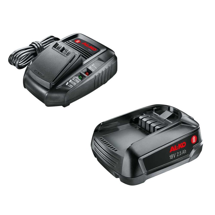 AL-KO B50 Li -akku ja C50 Li -laturi, 18 V, 2,5 Ah