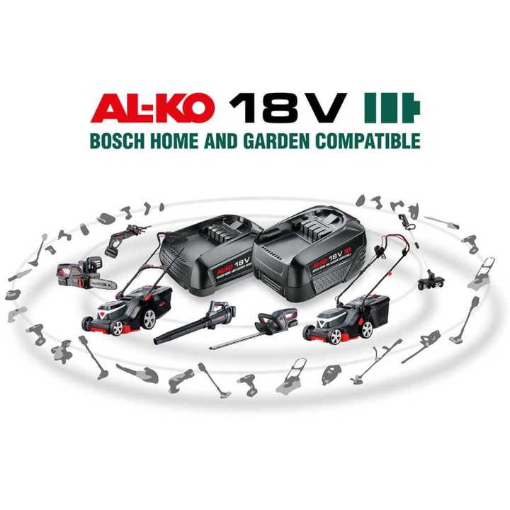 AL-KO B50 Li -akku ja C50 Li -laturi, 18 V, 2,5 Ah