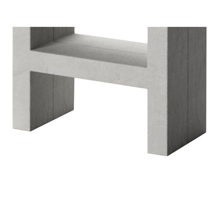 Edilmark Funny muurattu hiiligrilli, 65 × 35 cm, 290 kg