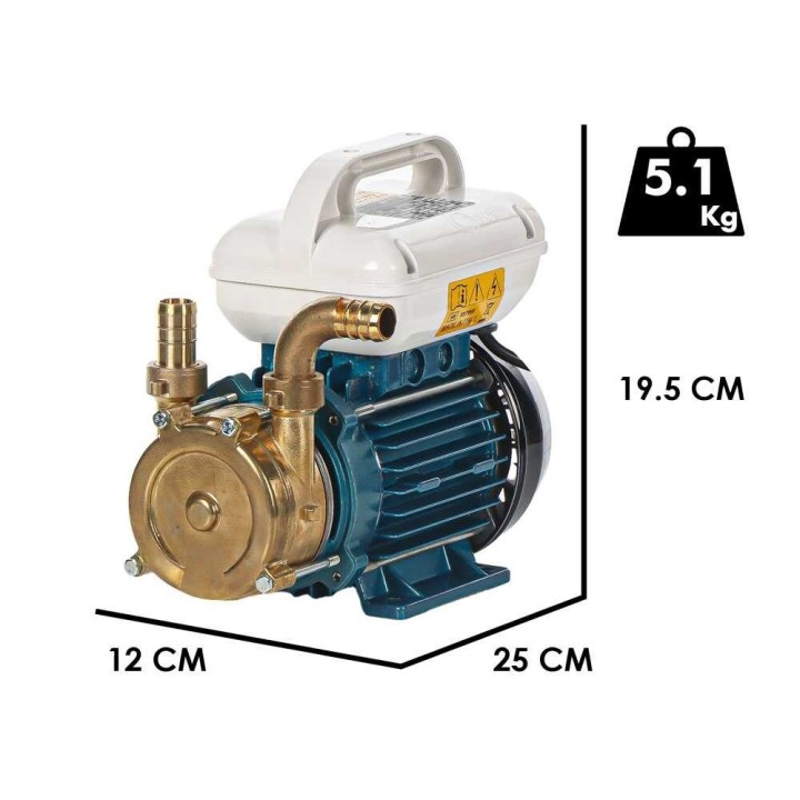 Tellarini EEM 20L messinkinen siirtopumppu, 13 l/min, 230 V