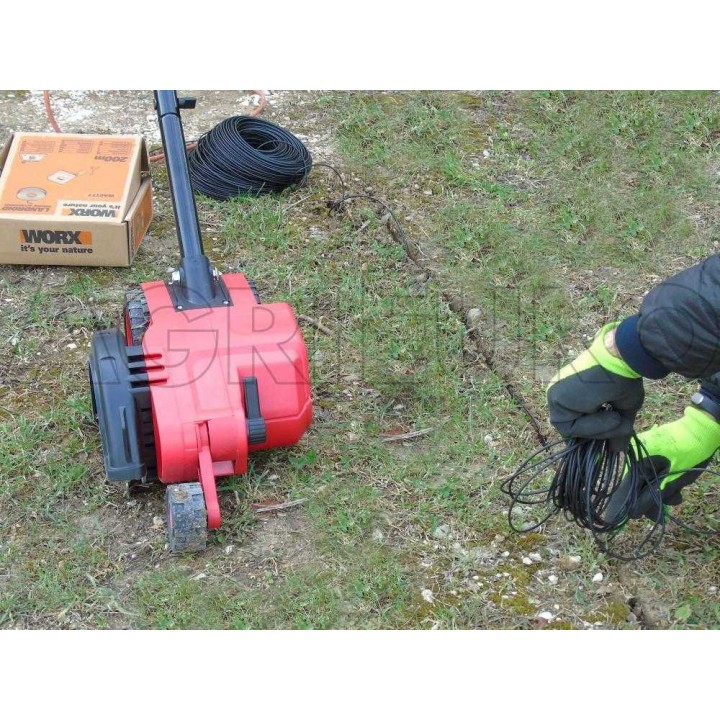 GeoTech sähköinen kaapeliuran kaivuri robottiruohonleikkurille, 350 W, 230 V