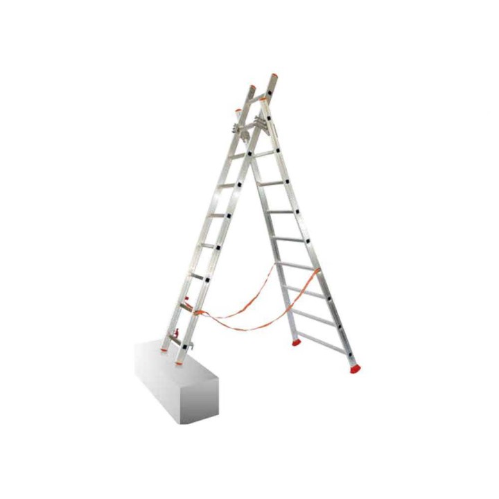 Facal ATL260-2 alumiinitikkaat, 2 × 9 askelmaa, 4,26 m, EN 131