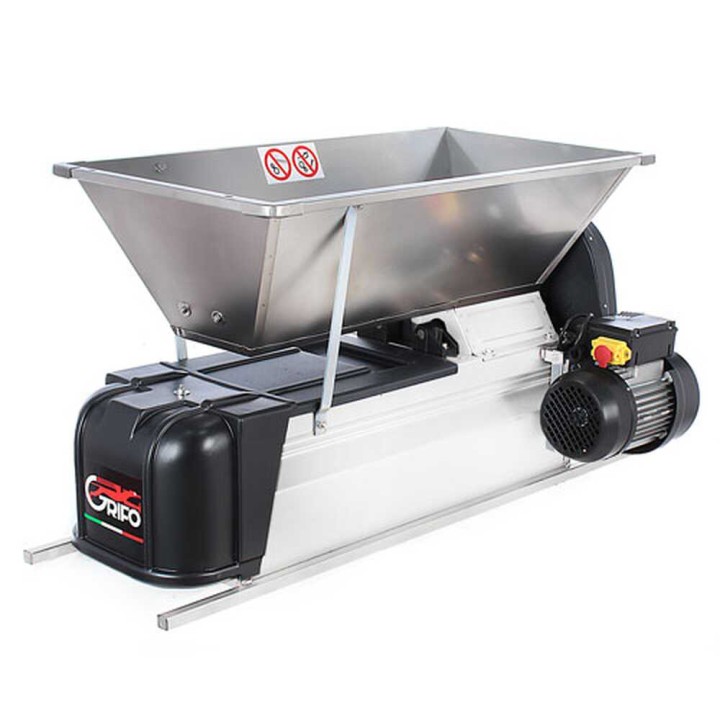 Grifo DMCSI 18 sähkökäyttöinen rypäleiden murskain ja riivin 1 HP 1 500 kg h