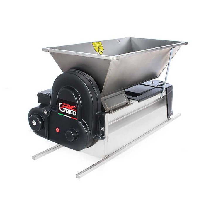 Grifo DMCSI.18 sähkökäyttöinen rypäleiden murskain ja riivin, 1 HP, 1 500 kg/h