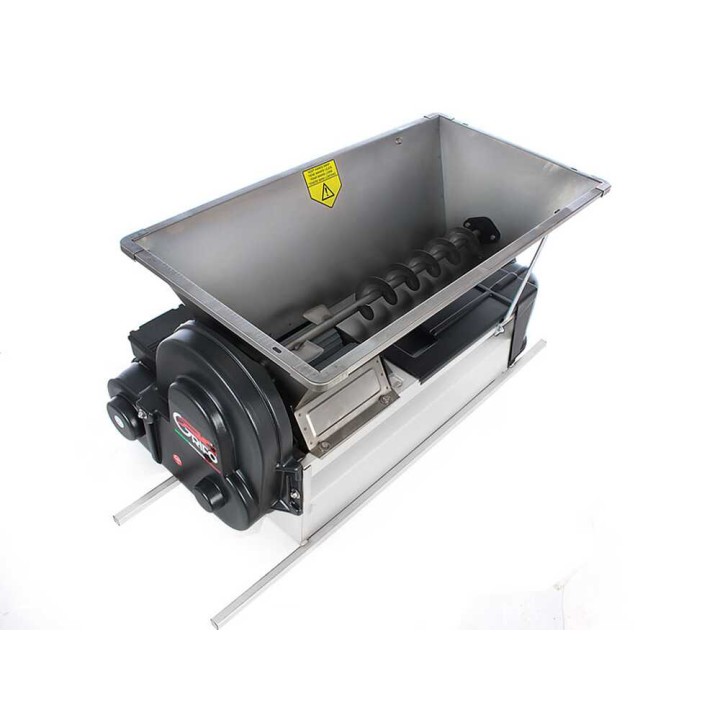 Grifo DMCSI.18 sähkökäyttöinen rypäleiden murskain ja riivin, 1 HP, 1 500 kg/h