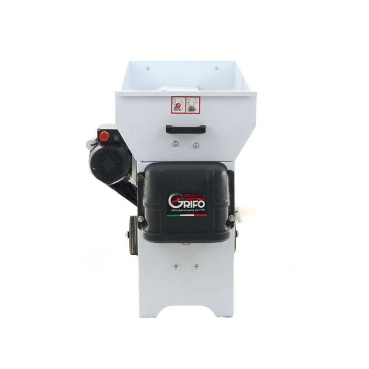 DVEP20 sähkövarsikone rypäleille, 2 HP, 230 V, ruostumaton teräspumppu
