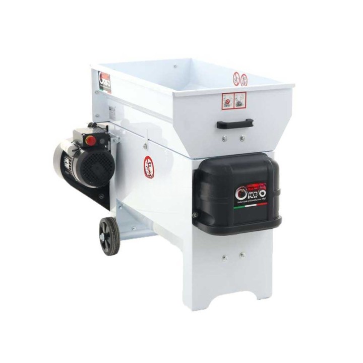 DVEP20 sähkövarsikone rypäleille, 2 HP, 230 V, ruostumaton teräspumppu