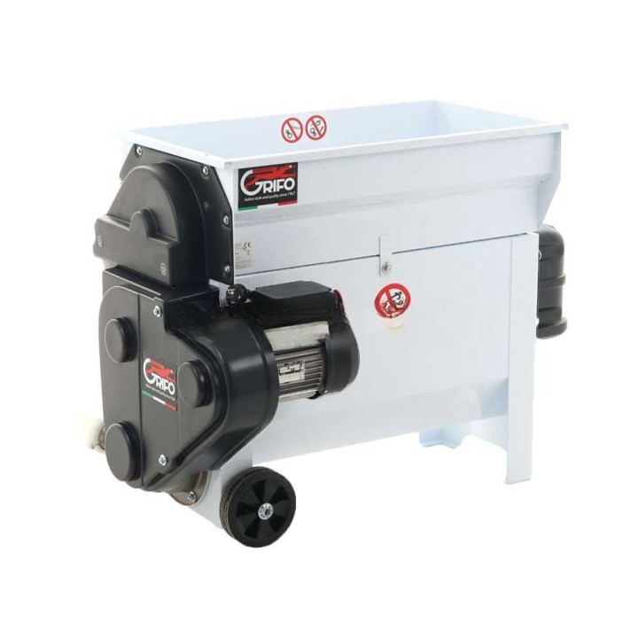 DVEP20 sähkövarsikone rypäleille, 2 HP, 230 V, ruostumaton teräspumppu