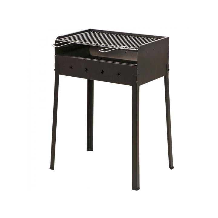 Mille Stella Eco Medium hiiligrilli 57 5 37 cm kromattu teräsritilä