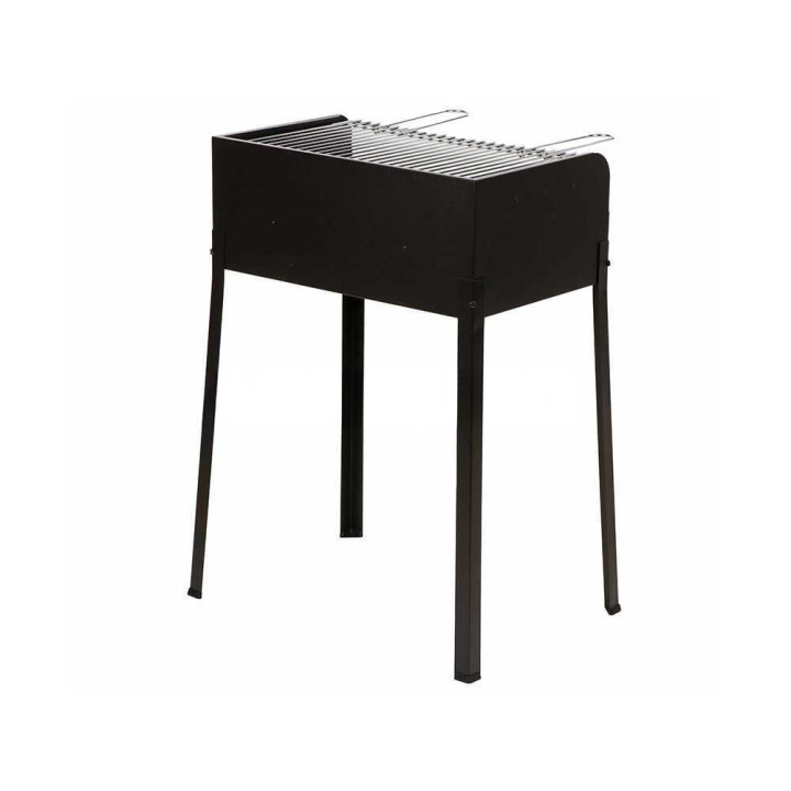 Mille Stella Eco Medium hiiligrilli, 57,5 × 37 cm, kromattu teräsritilä