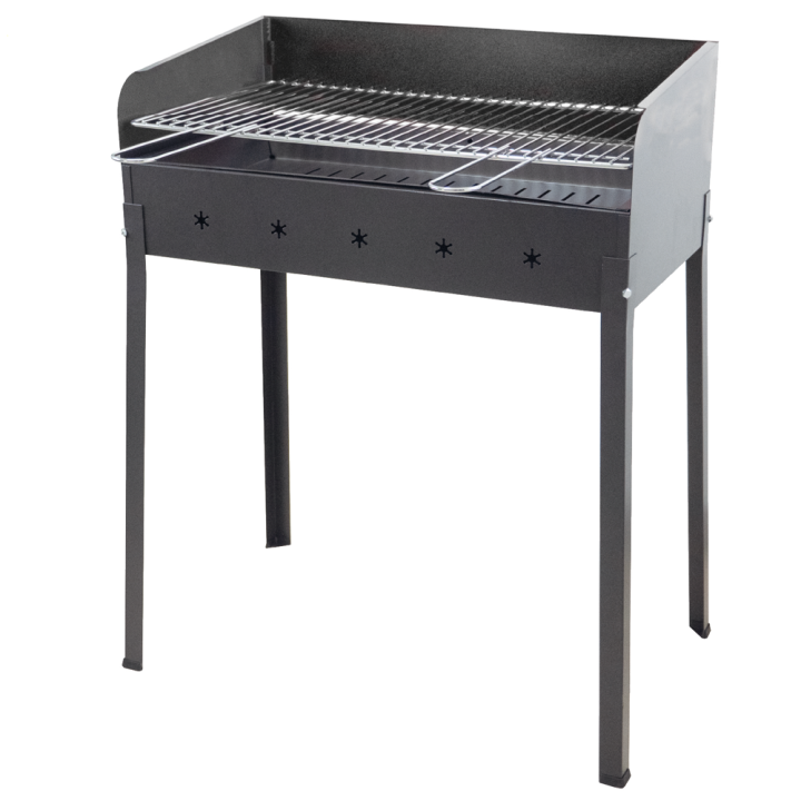 Mille Stella Eco Large hiiligrilli kromattu ritilä 67 5 37 cm 10 kg