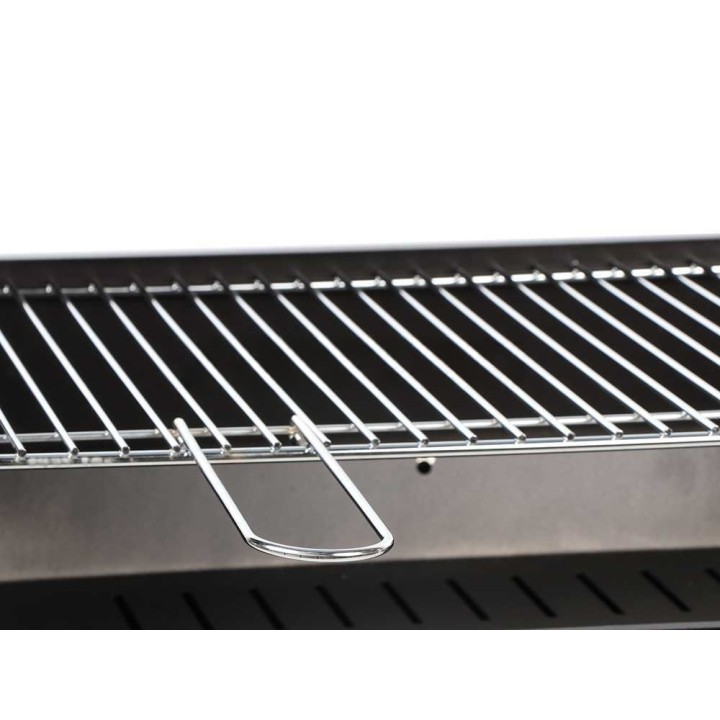 Mille Stella Eco Large hiiligrilli, kromattu ritilä 67,5 × 37 cm, 10 kg