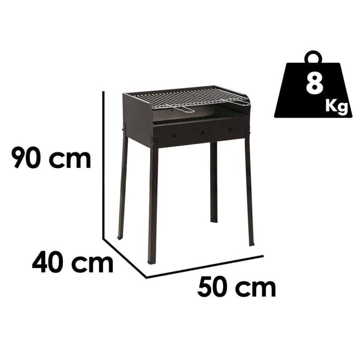 Mille Stella Eco Small hiiligrilli, 47,5 × 37 cm, 1 757,5 cm²