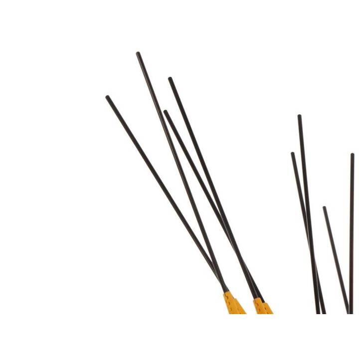 Lisam Avatar oliivinkerääjä, 12 V, 8 hiilikuituharjasta, teleskooppivarsi 230–330 cm