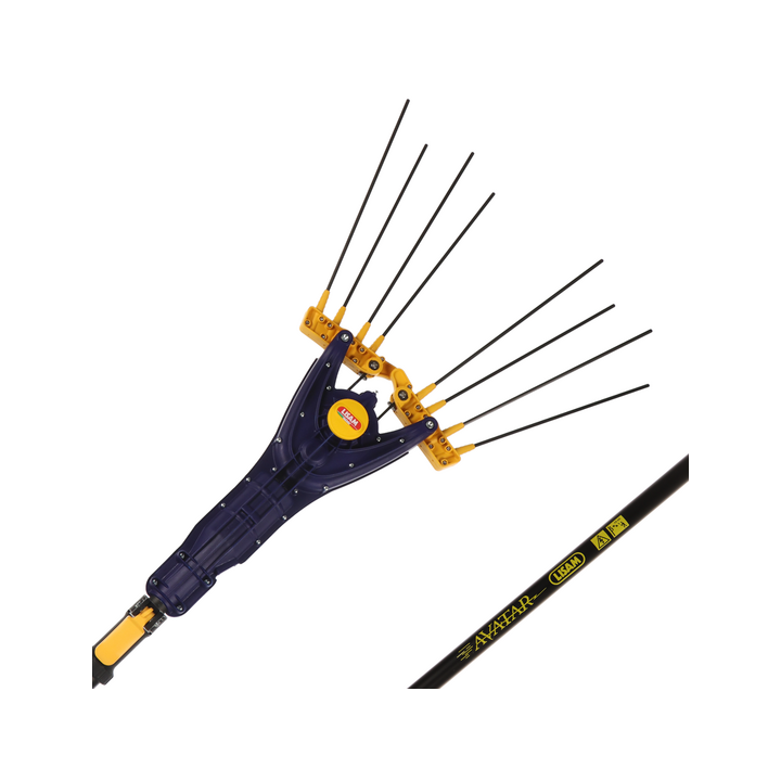 Lisam Avatar oliivienkeruulaite 12 V 212 W teleskooppivarsi 230 330 cm