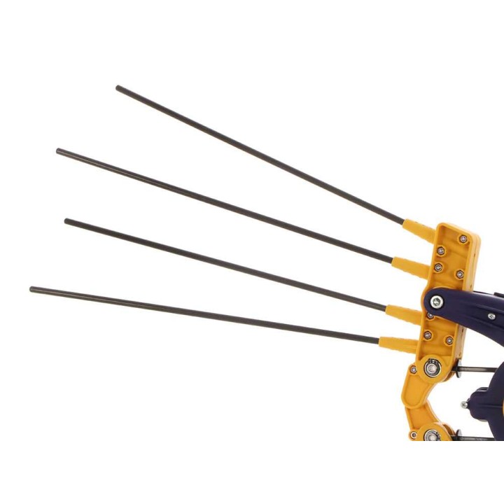 Lisam Avatar oliivienkeruulaite, 12 V, 212 W, teleskooppivarsi 230–330 cm