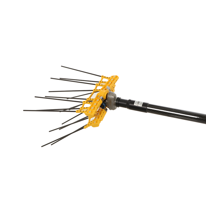 Lisam Swing sähköinen oliivinkorjuulaite, 12 V, 56 Ah, hiilikuituvarsi, 240 cm