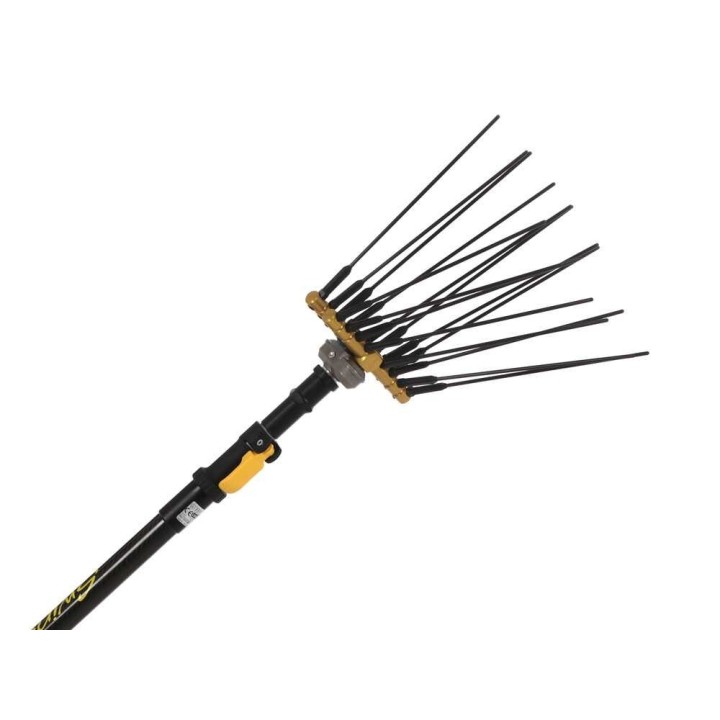 Lisam Swing 36V -oliivinkorjuukone, teleskooppivarsi 220–300 cm, reppuakku 30 Ah
