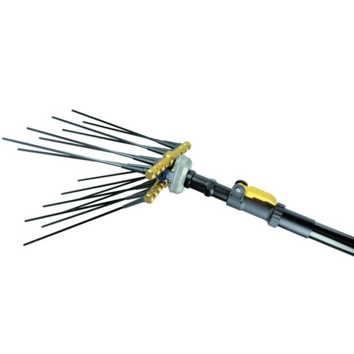 Lisam Swing 36V -oliivinkorjuukone, teleskooppivarsi 220–300 cm, reppuakku 30 Ah