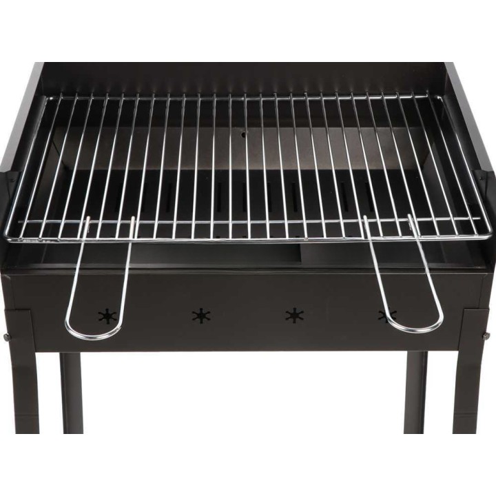 Mille Stella Medium hiiligrilli, 57,5 × 37 cm, kromattu ritilä