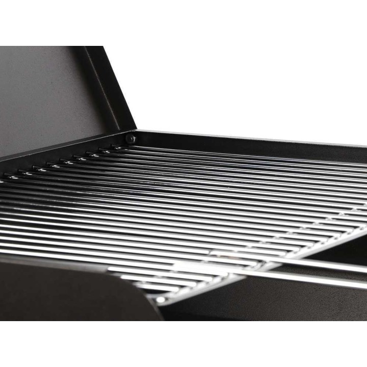 Mille Stella Medium hiiligrilli, 57,5 × 37 cm, kromattu ritilä