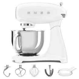 Smeg SMF03WHEU planetaarinen yleiskone 4 8 l 800 W valkoinen