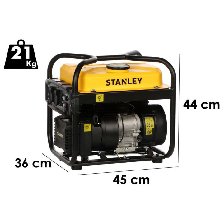 Stanley SIG 2000-1 invertterigeneraattori, 2 kW, 230 V