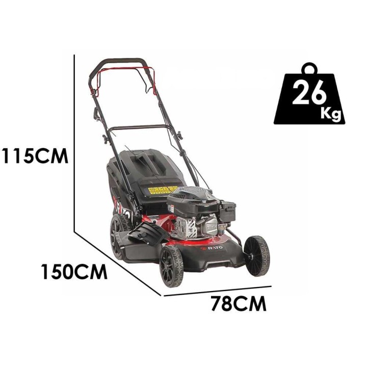Rato Multipower RMS46Q-V145 vetävä ruohonleikkuri, 144 cm³, 46 cm