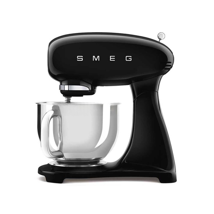 Smeg SMF03BLEU planetaarinen yleiskone, 4,8 l, 800 W, musta