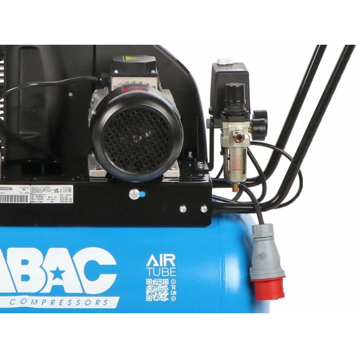 ABAC EXP A39B 90 CT3 hihnakäyttöinen kompressori, 3 HP, 90 l, 400 V