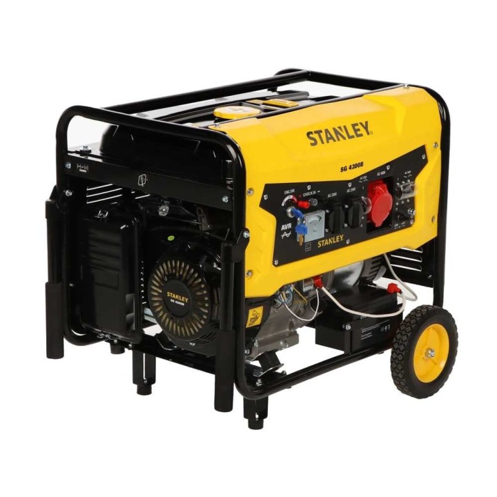 Stanley SG 4200B kolmivaihegeneraattori, 4 kW, sähköstartti, AVR
