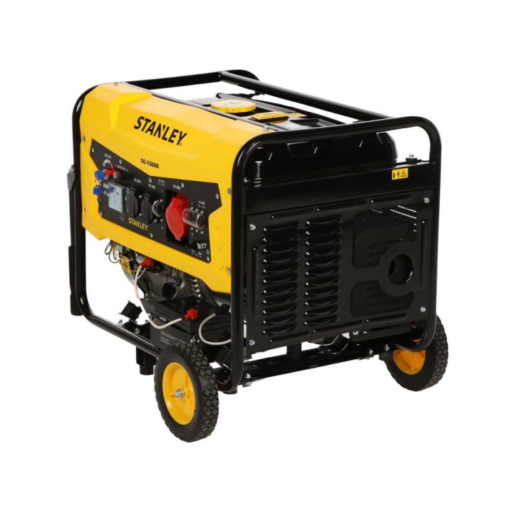 Stanley SG 4200B kolmivaihegeneraattori, 4 kW, sähköstartti, AVR