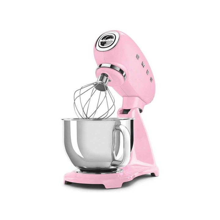 Smeg SMF03PKEU planetaarinen yleiskone, vaaleanpunainen, 4,8 l, 800 W