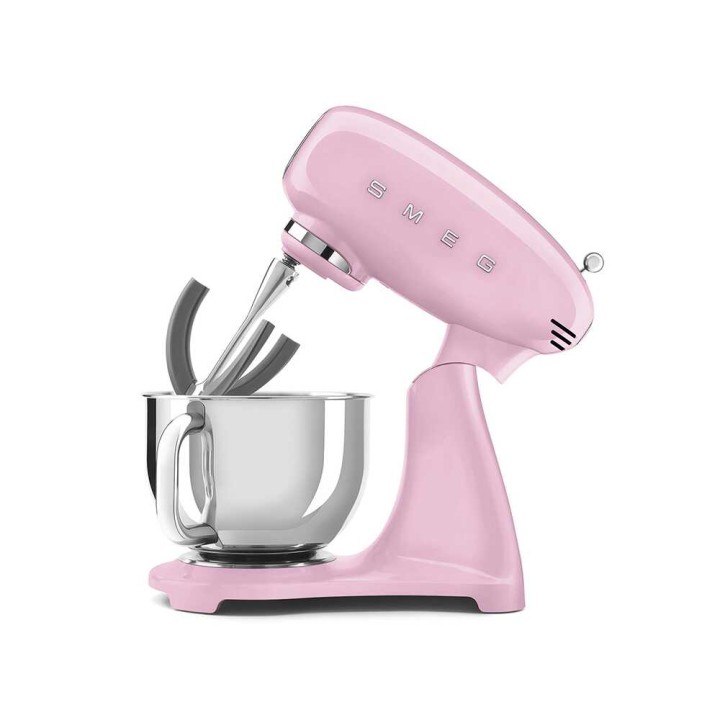 Smeg SMF03PKEU planetaarinen yleiskone, vaaleanpunainen, 4,8 l, 800 W