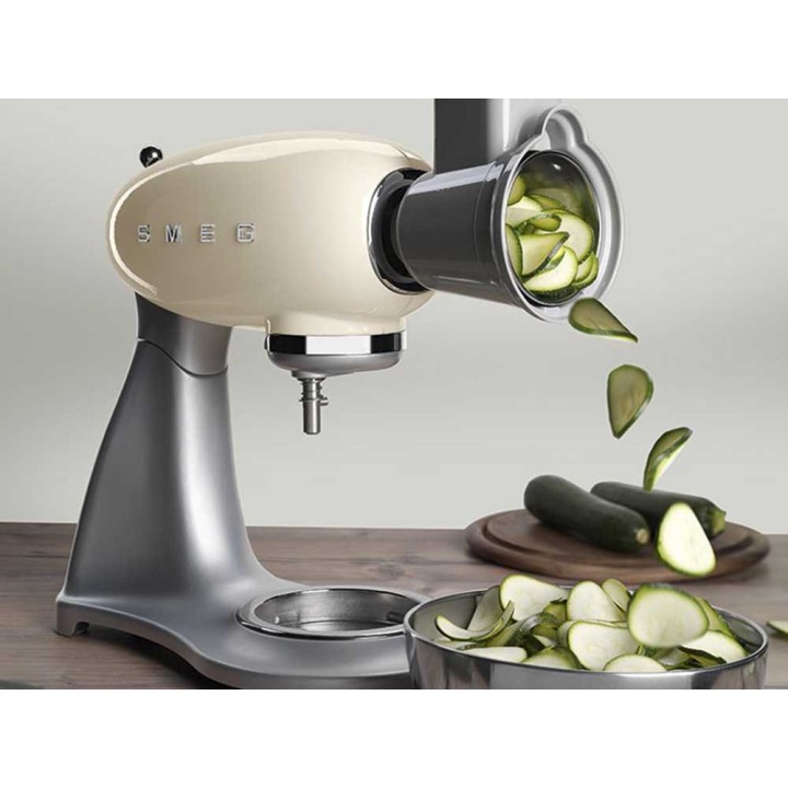 Smeg SMSG01 vihanneslisäosa, 4 ruostumatonta leikkuusylinteriä