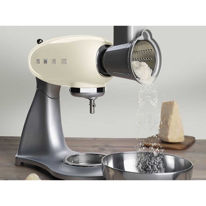 Smeg SMSG01 vihanneslisäosa, 4 ruostumatonta leikkuusylinteriä