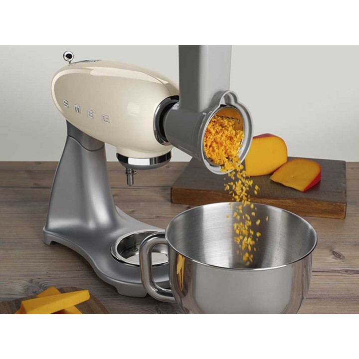 Smeg SMSG01 vihanneslisäosa, 4 ruostumatonta leikkuusylinteriä