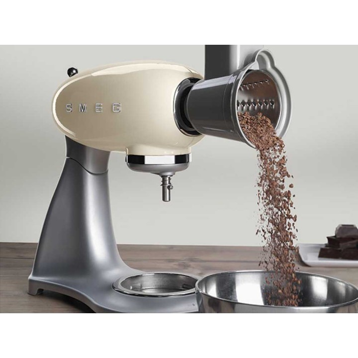 Smeg SMSG01 vihanneslisäosa, 4 ruostumatonta leikkuusylinteriä