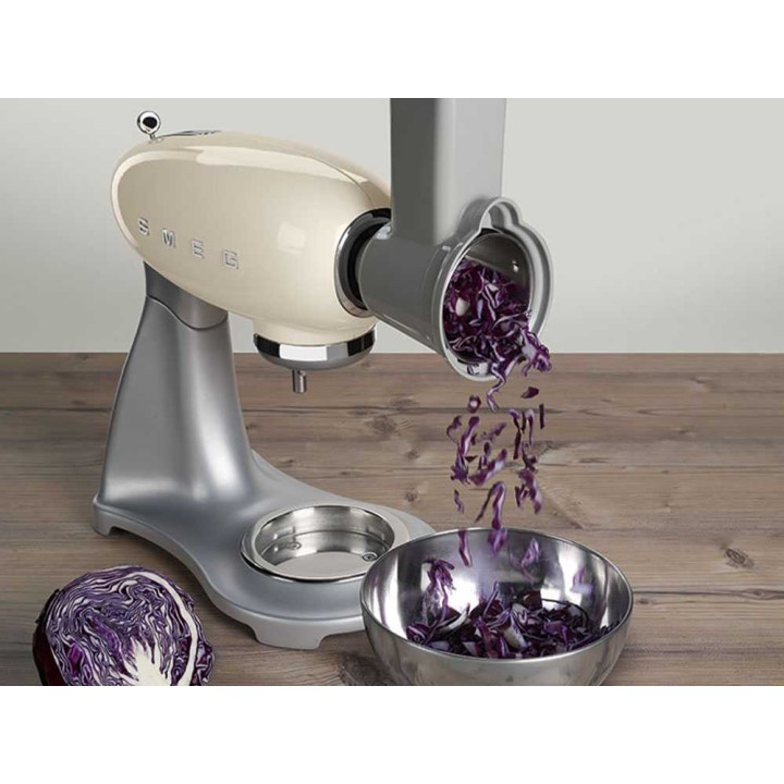 Smeg SMSG01 vihanneslisäosa, 4 ruostumatonta leikkuusylinteriä