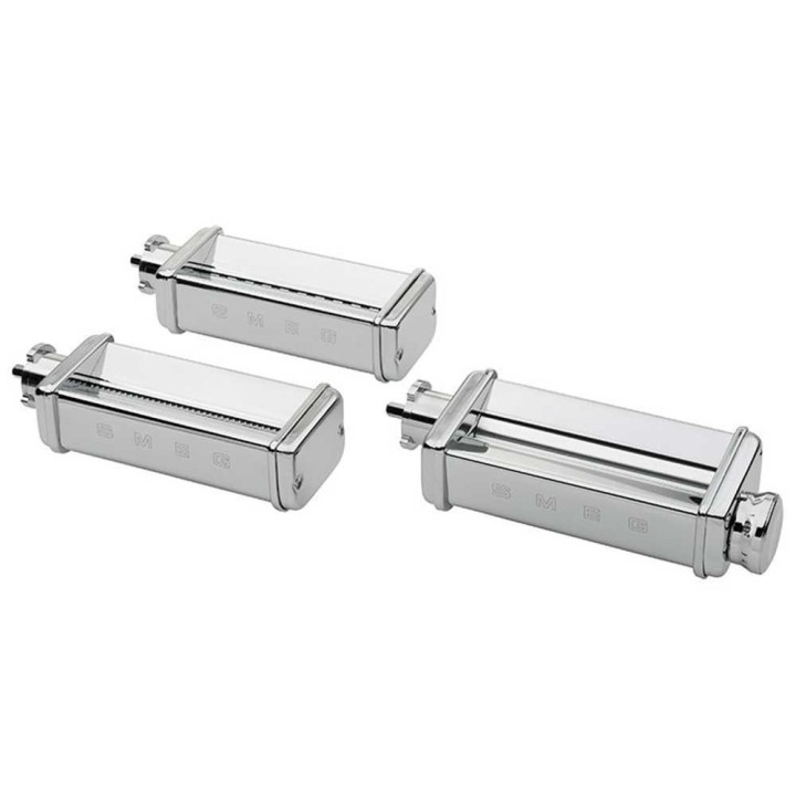 Smeg SMPC01 pastalisävarustesarja, 3 osaa, kromattu teräs