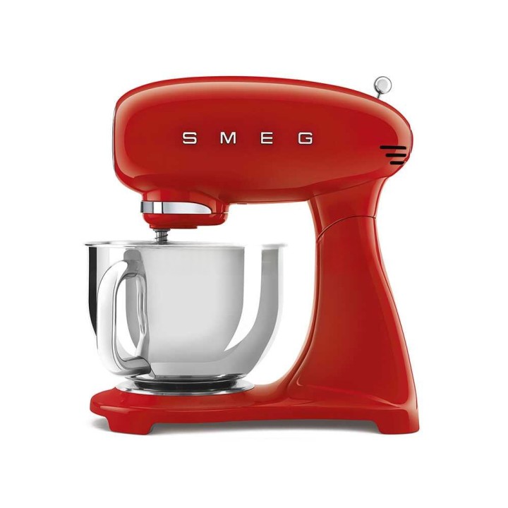 Smeg SMF03RDEU planetaarinen taikinakone, punainen, 4,8 l, 800 W, 10 nopeutta