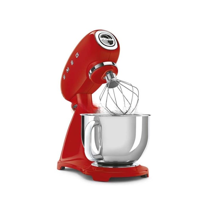 Smeg SMF03RDEU planetaarinen taikinakone, punainen, 4,8 l, 800 W, 10 nopeutta