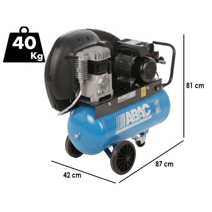 ABAC EXT A29B 50 CM2 -kompressori, 2 HP, 50 l, 10 bar