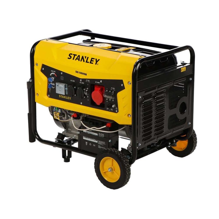 Stanley SG 5600B bensiinikäyttöinen kolmivaiheinen generaattori, 5,5 kW