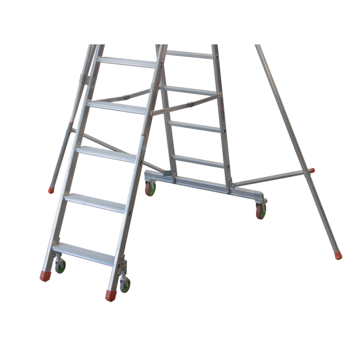 Facal Castà CTA-7 taitettava alumiinitikas, 6 askelmaa, 150 kg, 376 cm