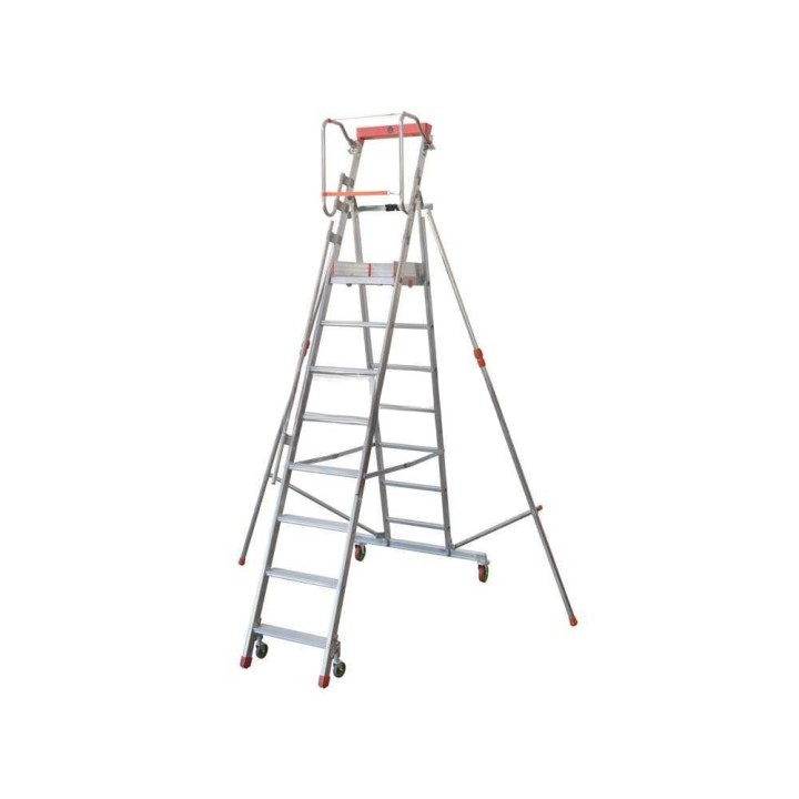 Facal Castà CTA-8 taitettava alumiinitikas, 316 cm, 395 cm työskentelykorkeus